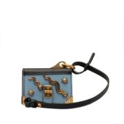 Pre-owned Canvas key-holders Prada Vintage , Blue , Dames