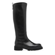 Zwarte laarzen met 4,5 cm hak Guglielmo Rotta , Black , Dames