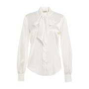 Witte Shirts Aw24 Himon's , White , Dames