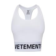 Sports Top Vetements , White , Dames