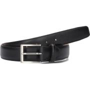 Heren Leren Riem Zwart 1078 Magnanni , Black , Heren