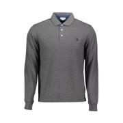 Klassiek Elleboog Poloshirt Grijs U.s. Polo Assn. , Gray , Heren