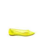 Zonneschijn Geel Mesh Platte Elegantie Christian Louboutin , Yellow , ...