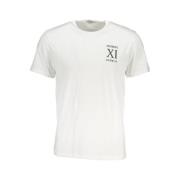 Katoenen T-shirt met print Bikkembergs , White , Heren