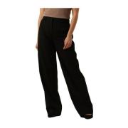 Wijde Broek Dames Zwart Fiveunits , Black , Dames