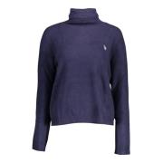 Stijlvolle coltrui met logo U.s. Polo Assn. , Blue , Dames