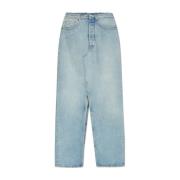 Denim rok met vintage effect MM6 Maison Margiela , Blue , Dames