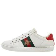 Pre-owned Leather sneakers Gucci Vintage , White , Dames