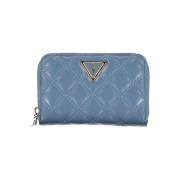 Blauwe Portemonnee met Rits en Kaartsleuven Guess , Blue , Dames