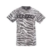 Multicolor Katoenen Tops T-shirt Kenzo , Multicolor , Heren