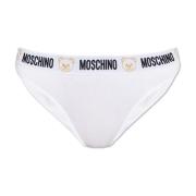 Slips met logo Moschino , White , Dames