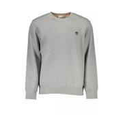 Logo-Pullover in Bio-Katoenmix Timberland , Gray , Heren