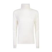 Witte Sweater Collectie Allude , White , Dames