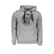 Grijs sweatshirt met logoprint North Sails , Gray , Heren