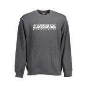 Urban Zip Pocket Sweatshirt Napapijri , Gray , Heren