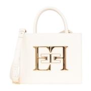 Geborstelde Synthetische Shopper Tas met Ritssluiting Elisabetta Franc...