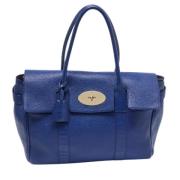 Pre-owned Leather shoulder-bags Mulberry Pre-owned , Blue , Dames