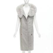 Pre-owned Fur outerwear Alexander Wang Pre-owned , Gray , Dames