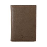 Elegante Leren Portemonnee in Bruin Billionaire , Brown , Unisex