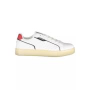 Witte Sneakers met Contrasterende Accenten Carrera , White , Heren