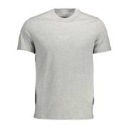 Grijs Slim Fit Biologisch Katoen T-shirt Guess , Gray , Heren