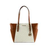 Handtas met handtekeningleer en ritssluiting Michael Kors , Multicolor...