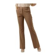 Clara 510 Bruine Broek Fiveunits , Brown , Dames