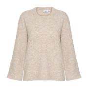 Grijze Morn Gebreide Trui Saint Tropez , Beige , Dames