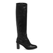 Leren laarzen Max Mara , Black , Dames