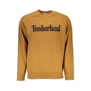 Biologisch Katoenmix Sweater Timberland , Brown , Heren