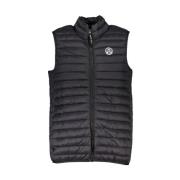 Stijlvolle Mouwloze Zwarte Rits Vest North Sails , Black , Heren