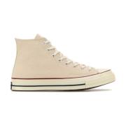 Sand Canvas High Top Sneakers Converse , Beige , Dames