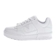 Witte Veterschoenen met Rubberen Zool Guess , White , Dames