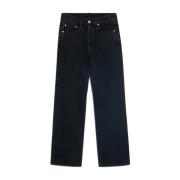 Zwarte Straight Leg Jeans Jacquemus , Black , Heren