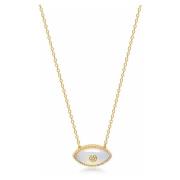 Womens Moonstone Evil Eye Necklace Nialaya , Yellow , Dames