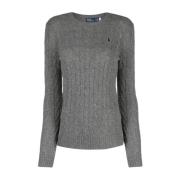 Grijze Crewneck Sweater met Geborduurde Pony Polo Ralph Lauren , Gray ...