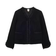 Misia Jacket Ines De La Fressange Paris , Black , Dames