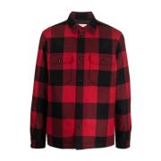 Casual geruite overhemd Woolrich , Red , Heren