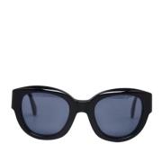 Pre-owned Plastic sunglasses Chanel Vintage , Black , Dames