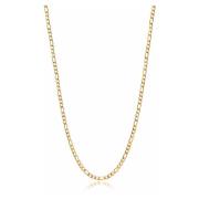 Mens Gold Figaro Chain in 3mm Nialaya , Yellow , Heren