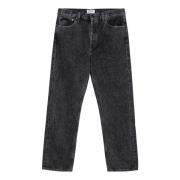 Regular Fit Denim Jeans Agolde , Black , Heren