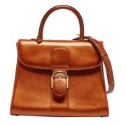 Pre-owned Leather handbags Delvaux Pre-owned , Brown , Dames