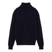 Trui Turtleneck Ami Paris , Blue , Heren