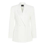 Elegant Snow White Blazer Bruuns Bazaar , White , Dames