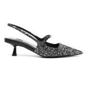 Grijze Slingback Hakken Metalen Gesp Jimmy Choo , Gray , Dames