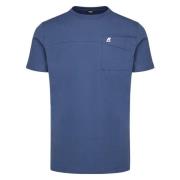 Upgrade je casual garderobe met 732 Blue Indigo T-Shirt K-Way , Blue ,...