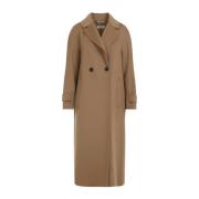 Dubbelborstige Kameljas Max Mara , Brown , Dames