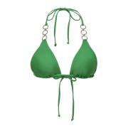 RIO Bikini Top met Chain Rings Only , Green , Dames