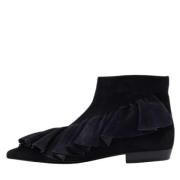 Pre-owned Suede boots JW Anderson Pre-owned , Black , Dames