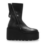 Platform enkellaarzen Vic Matié , Black , Dames